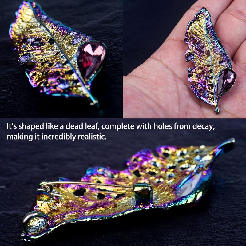 LZlightactor 3D Dragon Eye Embossed Journal,Resin Engraving Notebook,Dnd notebook for Dragon Lovers ，Blank Paper,Hardcover Travel Notepad for Writing,Sketchbook,Collection,Gift,Decoration A4 and A5 Size (A5-Dark Purple-two brooches) - Image 3